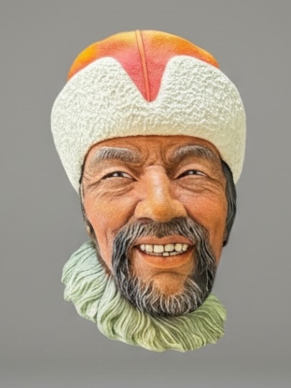 Vintage Bossons Chalkware Himalayan Sherpa Head 1966 England